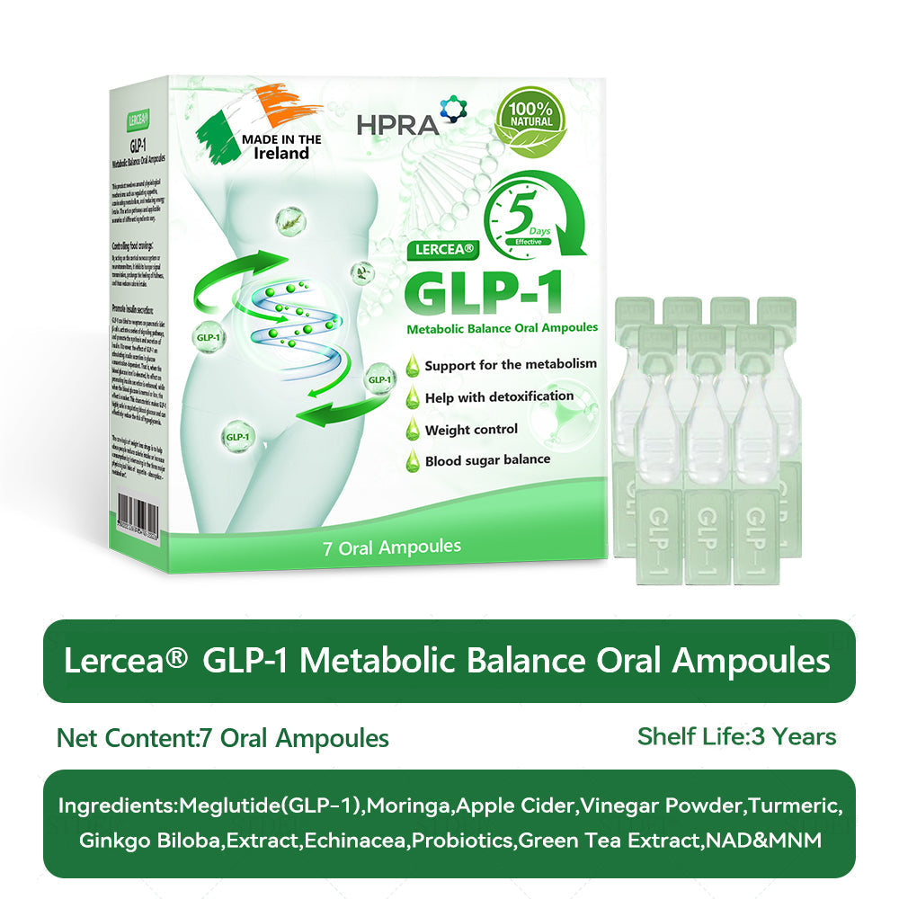 HPRA Recommendation Flagship Store Direct Sales 💜𝐋𝙀𝑹𝐂𝗘𝗔® Metabolic Balance Oral Ampoules⭐: Obesity,CardiovascularDiseases, Diabetes,Sleep Apnea Syndrome, joint lssues, etc